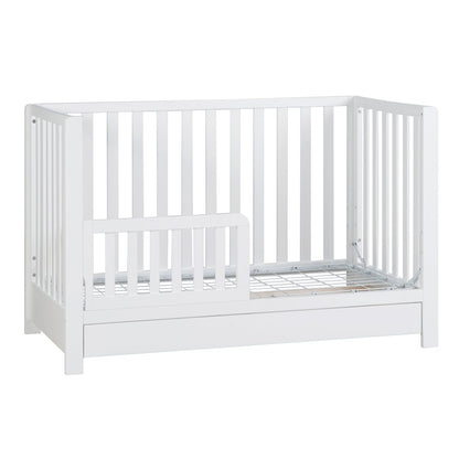 Emma 4-in-1 Convertible Crib with Drawer White