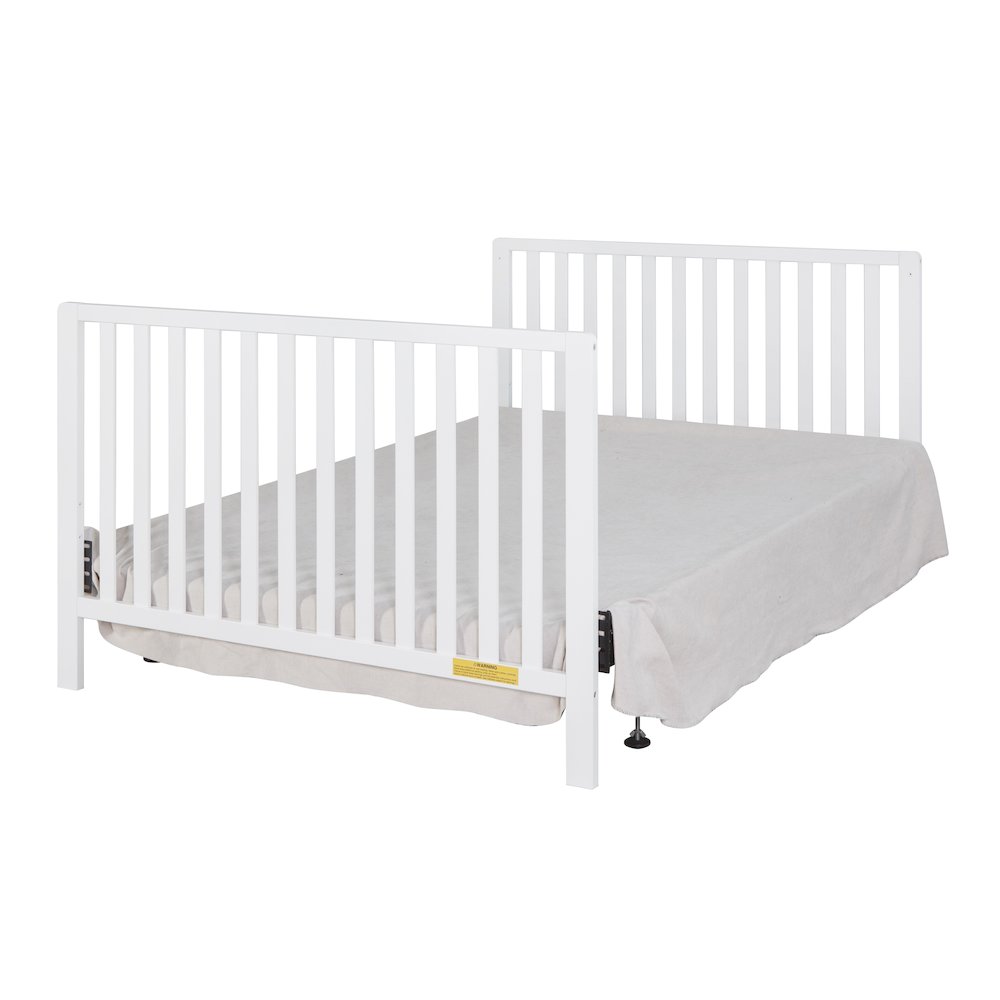 Emma 4-in-1 Convertible Crib with Drawer White