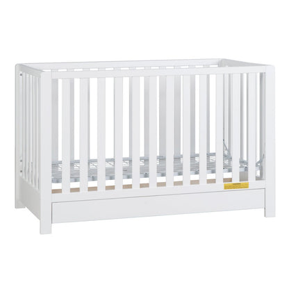 Emma 4-in-1 Convertible Crib with Drawer White