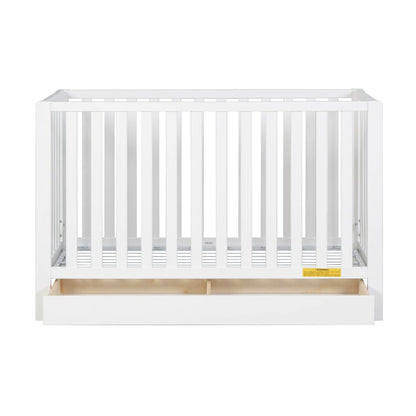 Emma 4-in-1 Convertible Crib with Drawer White