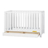 Emma 4-in-1 Convertible Crib with Drawer White
