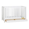 Emma 4-in-1 Convertible Crib with Drawer White