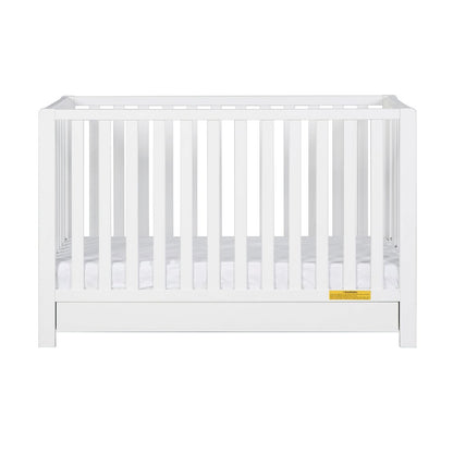 Emma 4-in-1 Convertible Crib with Drawer White