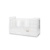 Daphne 2-in-1 Convertible Crib and Changer White