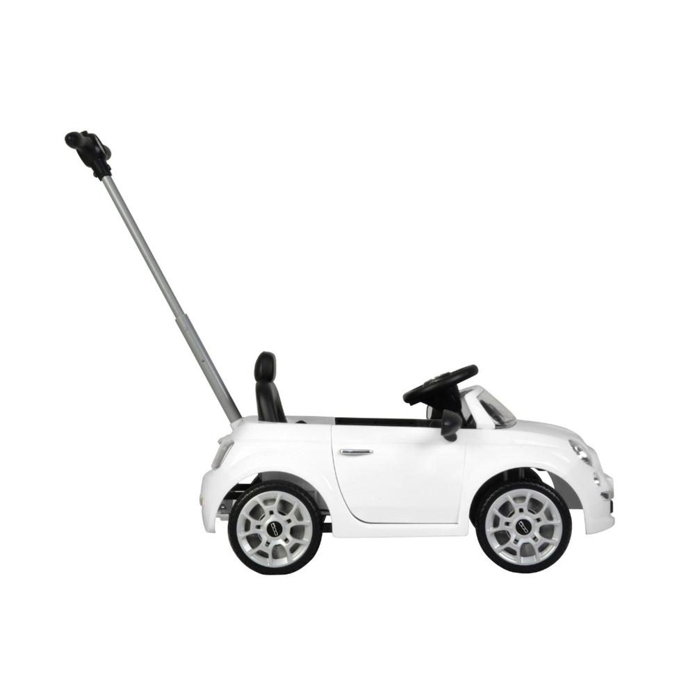 Fiat 500 push car White  Stroller