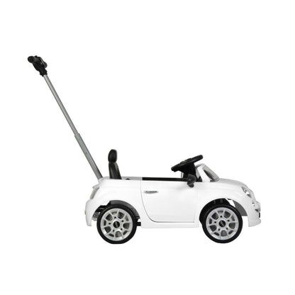 Fiat 500 push car White  Stroller