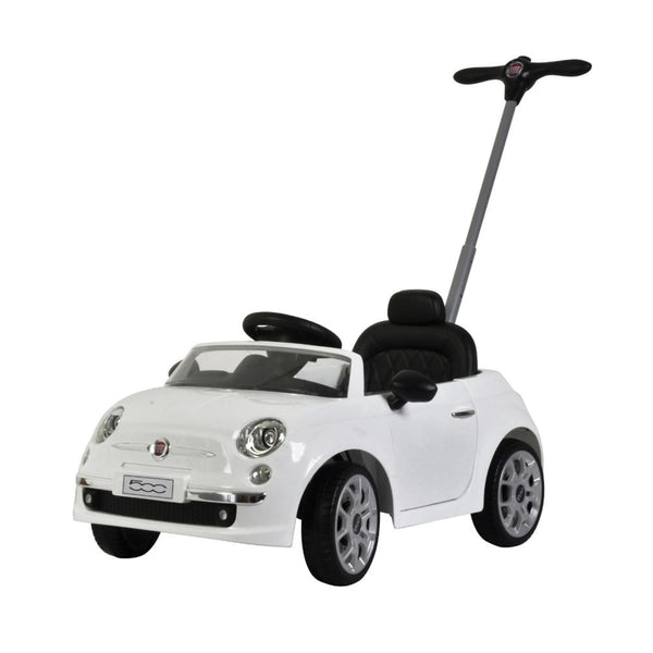 Fiat 500 push car White  Stroller