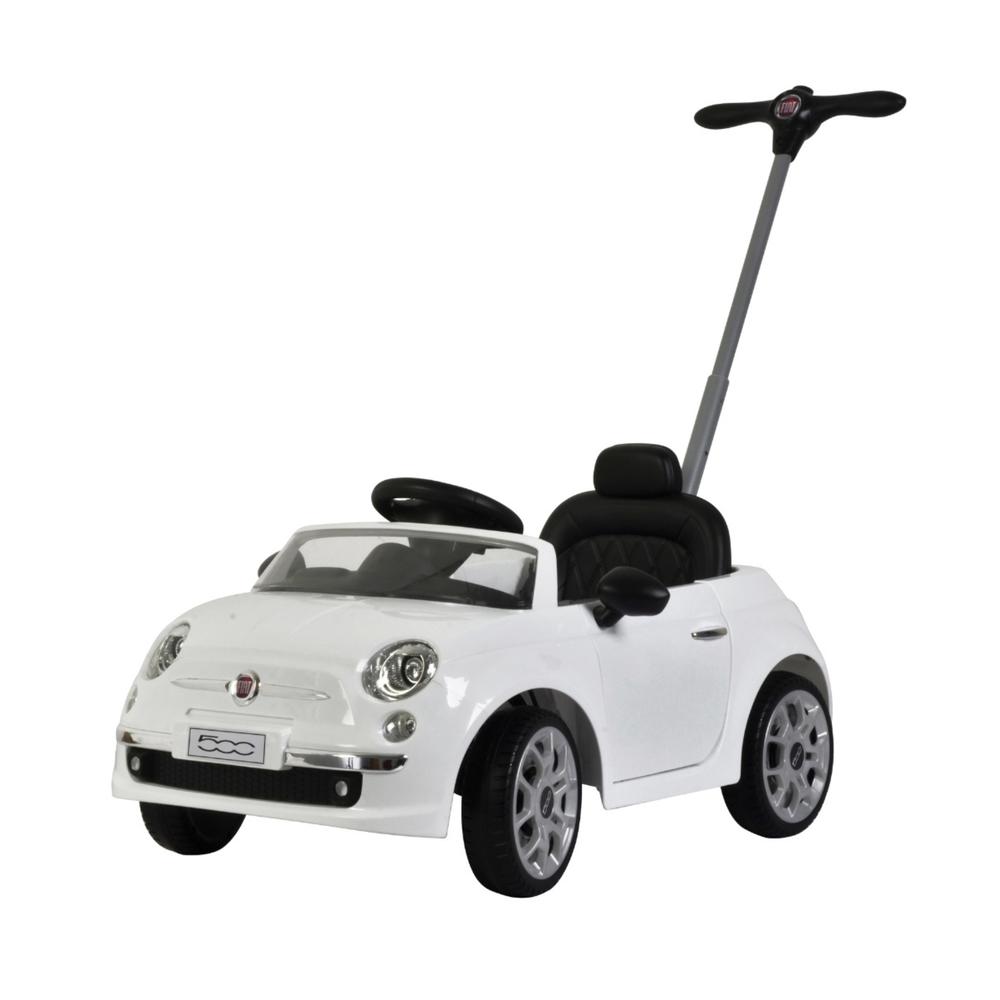 Fiat 500 push car White  Stroller