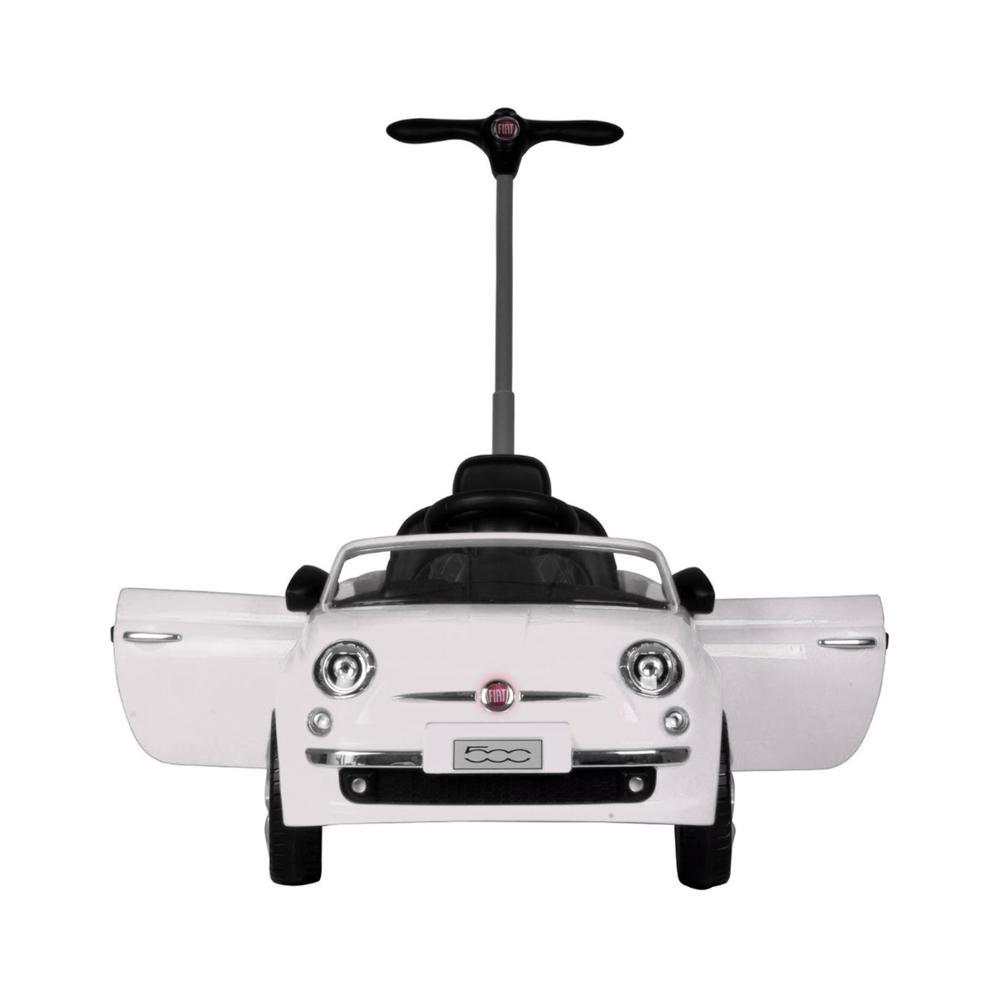 Fiat 500 push car White  Stroller