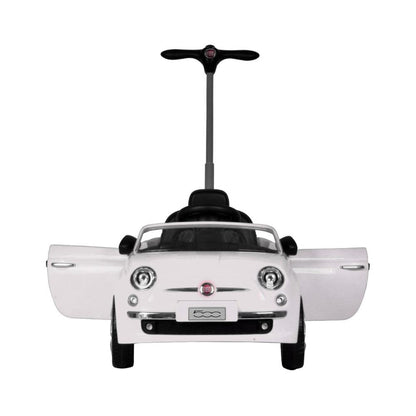 Fiat 500 push car White  Stroller