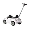 Fiat 500 push car White  Stroller