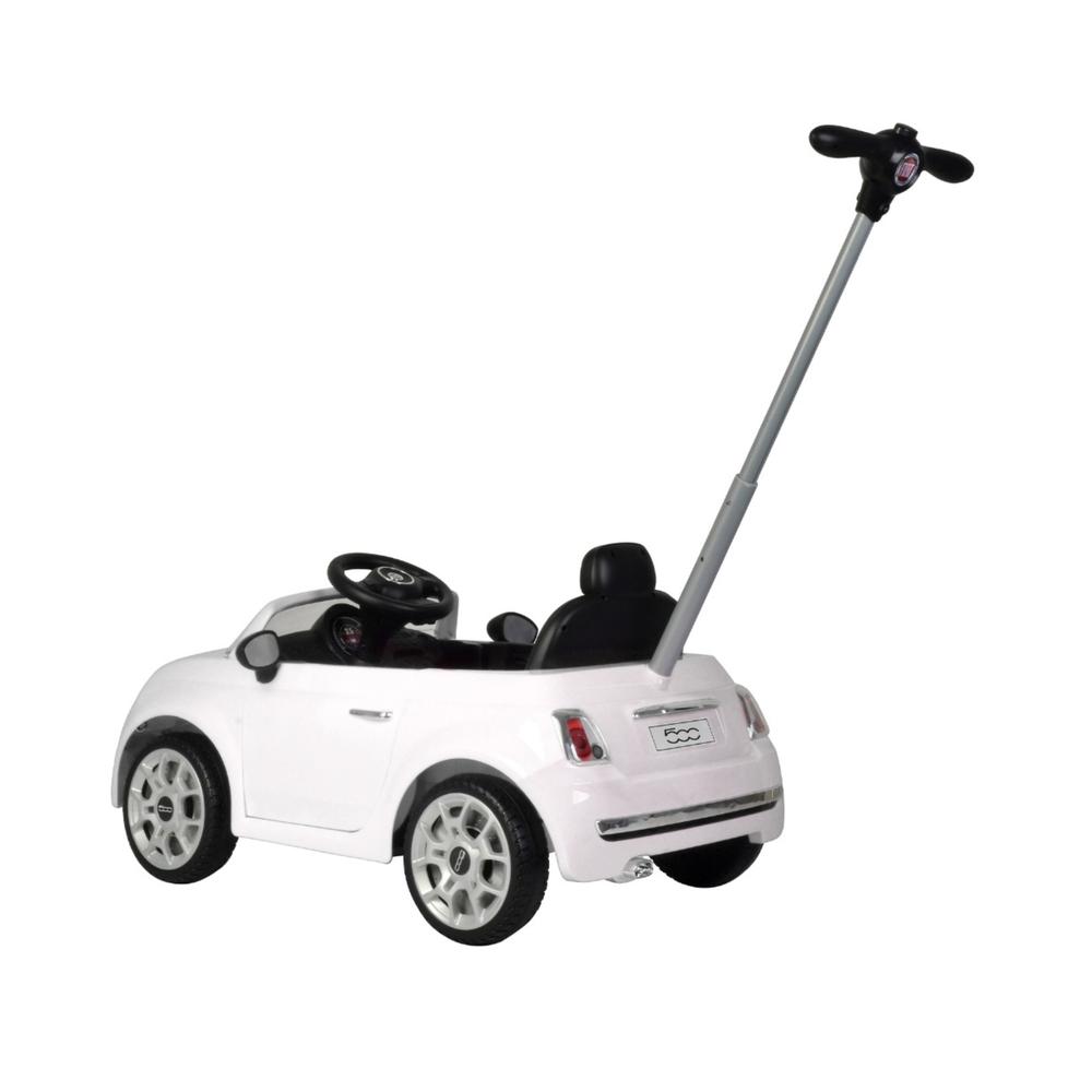 Fiat 500 push car White  Stroller