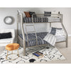 Twin over Full Pewter Bed
