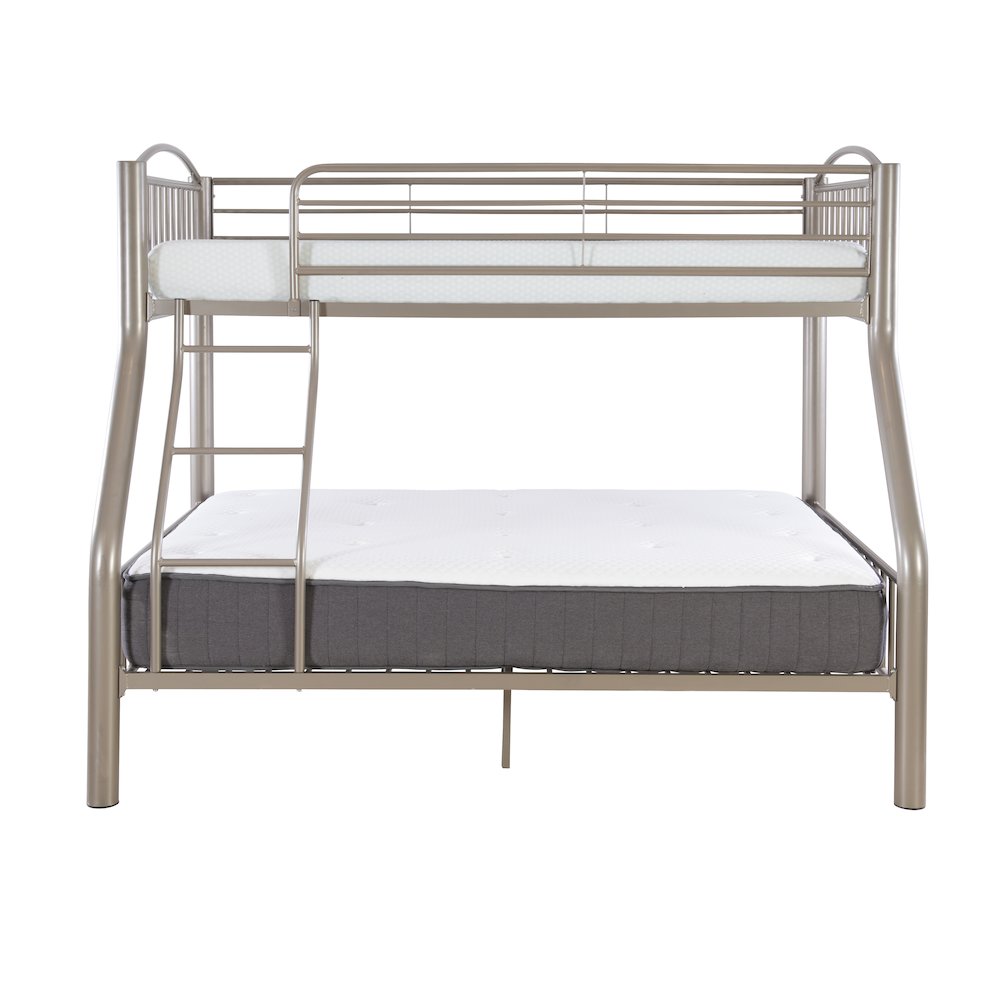 Twin over Full Pewter Bed