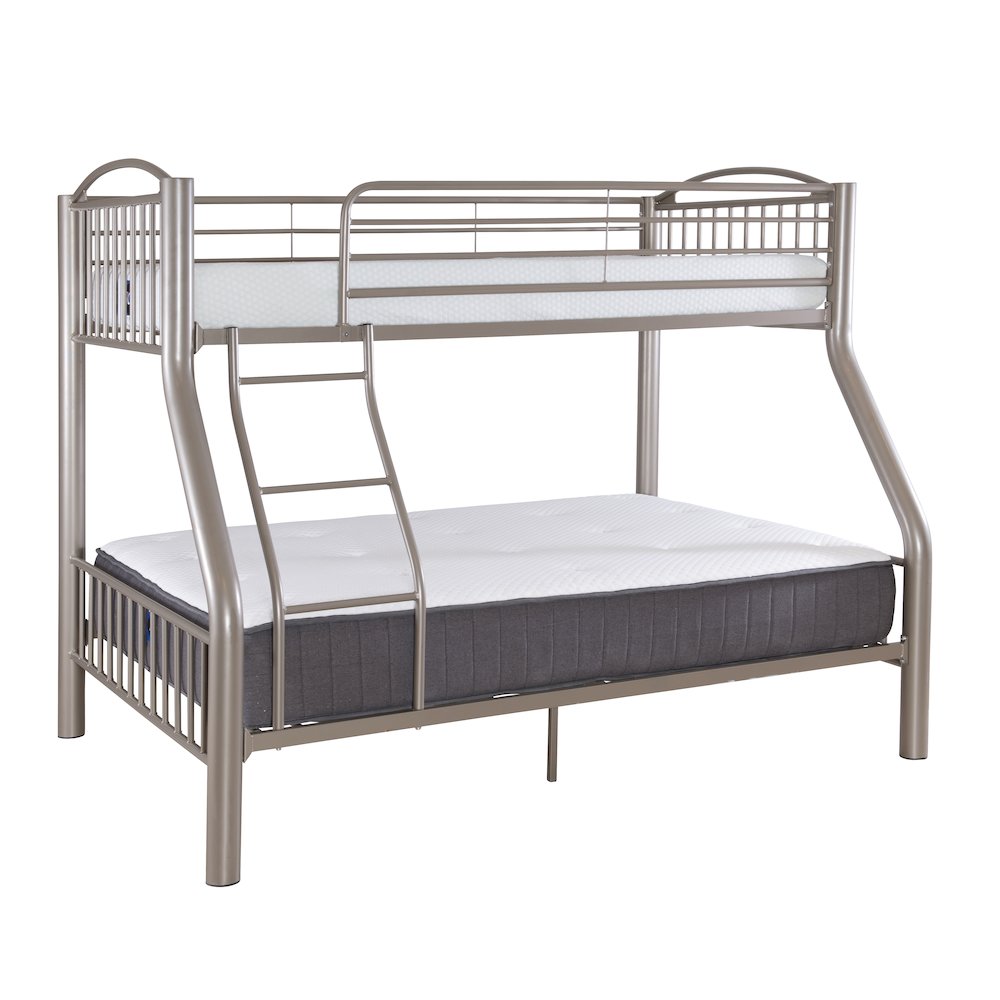 Twin over Full Pewter Bed