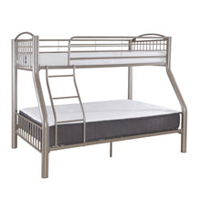 Twin over Full Pewter Bed