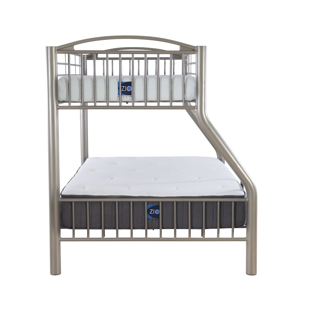 Twin over Full Pewter Bed
