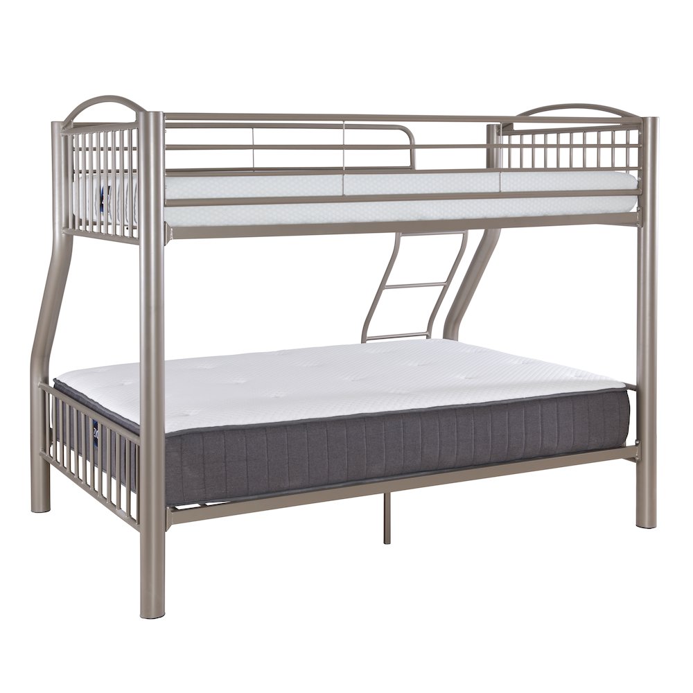 Twin over Full Pewter Bed