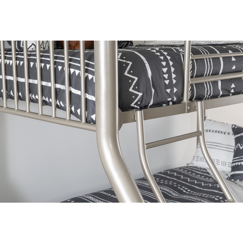 Twin over Full Pewter Bed