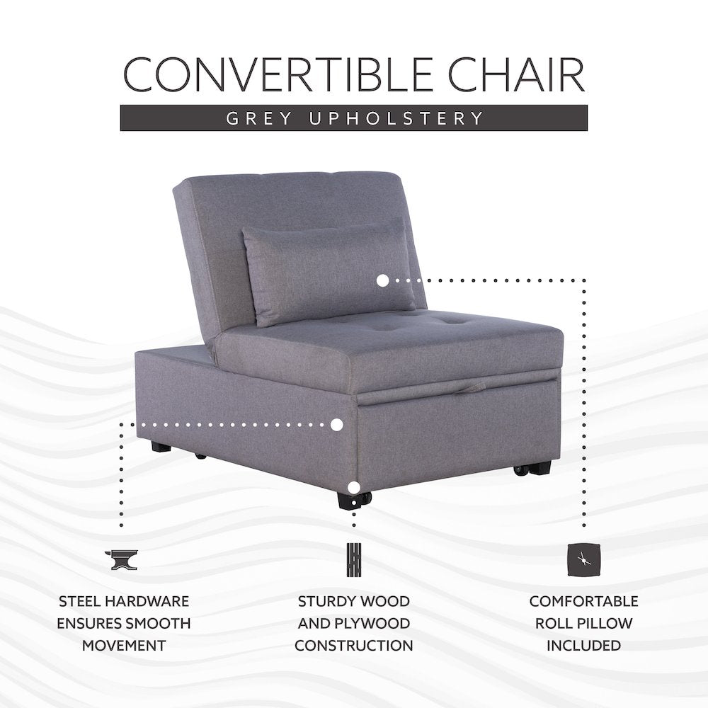 Boone Sofa Bed Grey