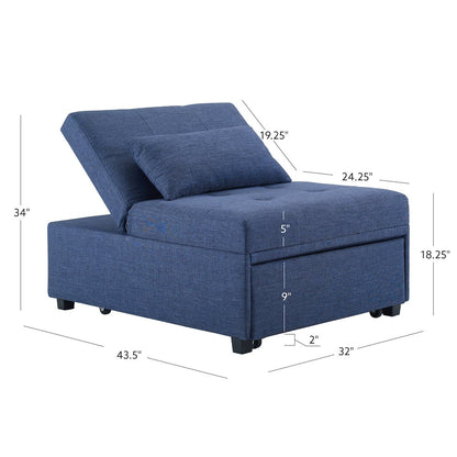 Boone Sofa Bed Blue