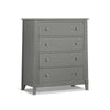 Sorelle Berkley 4 Drawer Chest,Weathered Gray Color