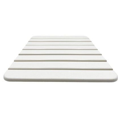 Super Absorbent Diatomite Stone Kitchen Drying Mat - White, Small