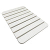 Super Absorbent Diatomite Stone Kitchen Drying Mat - White, Small