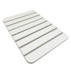 Super Absorbent Diatomite Stone Kitchen Drying Mat - White, Small