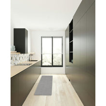 Diatomite Quick-Dry Stone Extra Large 58" x 21" Kitchen Mat in Gray