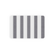 Diatomite Quick-Dry Stone Medium 24" x 15" Kitchen Floor Mat in White and Gray