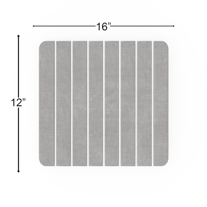 Super Absorbent Diatomite Stone Kitchen Drying Mat - Gray, Small