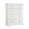 Savannah 4-Drawer Chest - White Finish