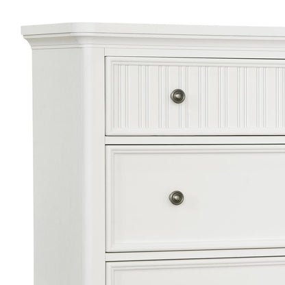 Savannah 4-Drawer Chest - White Finish