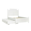 Savannah Full Poster Bed with Trundle - White Finish