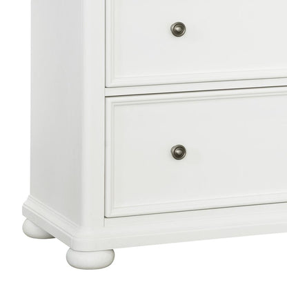 Savannah 4-Drawer Chest - White Finish