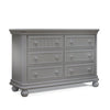 Sorelle Finley RTA 6 Drawer Double Dresser,Weathered Gray Color