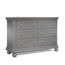 Sorelle Finley RTA 6 Drawer Double Dresser,Weathered Gray Color