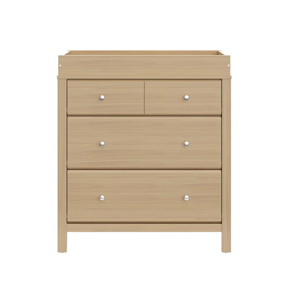 Storkcraft Carmel 3 Drawer Chest with Changing Topper (Driftwood)
