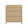 Storkcraft Carmel 3 Drawer Chest with Changing Topper (Driftwood)