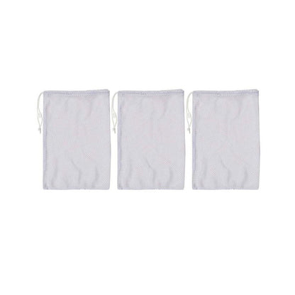 Equipment Bag, Mesh, 24" x 36", White, Pack of 3