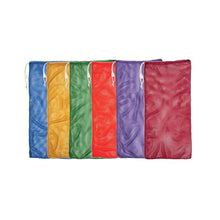 Mesh Equipment Bag, 24" x 48", Assorted Colors, Pack of 6