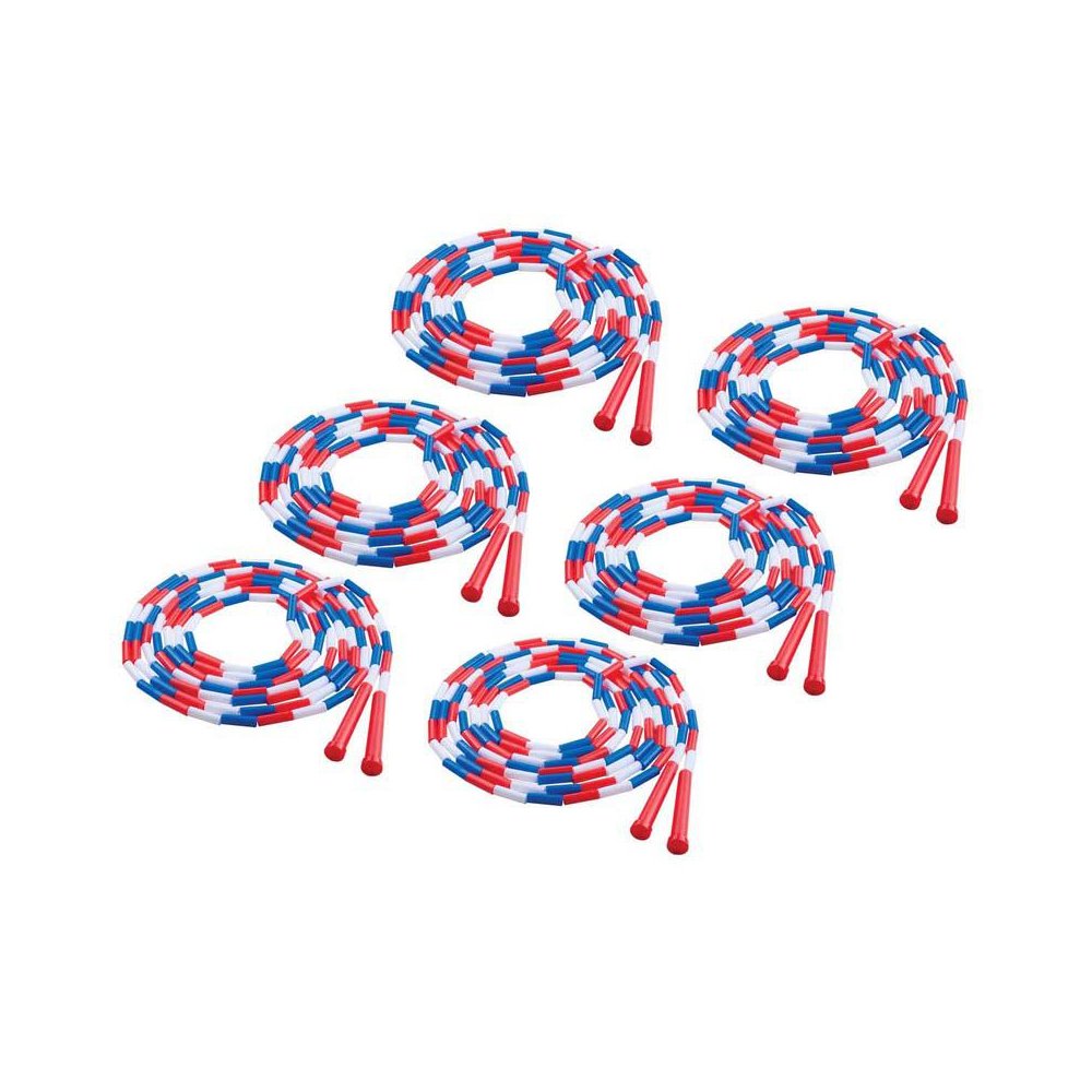 Plastic Segmented Jump Rope 16', Pack of 6