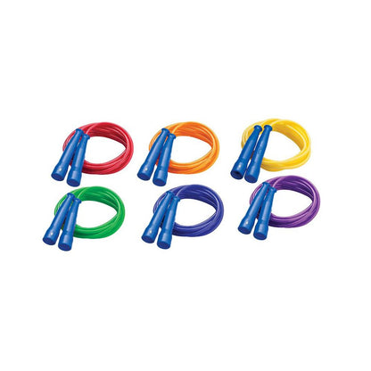 Licorice Speed Jump Rope, 9' with Blue Handles, Pack of 6