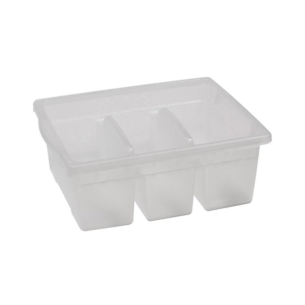 LEVELED READING CLEAR LARGE DIVIDED BOOK TUB
