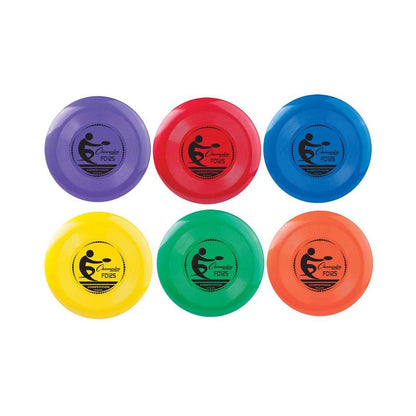 Plastic Disc, 125g, Assorted Colors, Pack of 6
