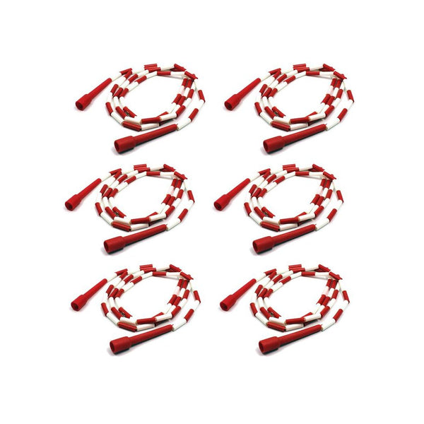 Segmented Plastic Jump Rope, 8', Pack of 6