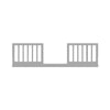 Graco Universal Toddler Safety Guardrail Kit-Dowel - Pebble Gray