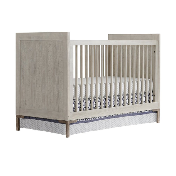 Westwood Design Beck Modern Wood Cottage Crib in Willow Gray Finish