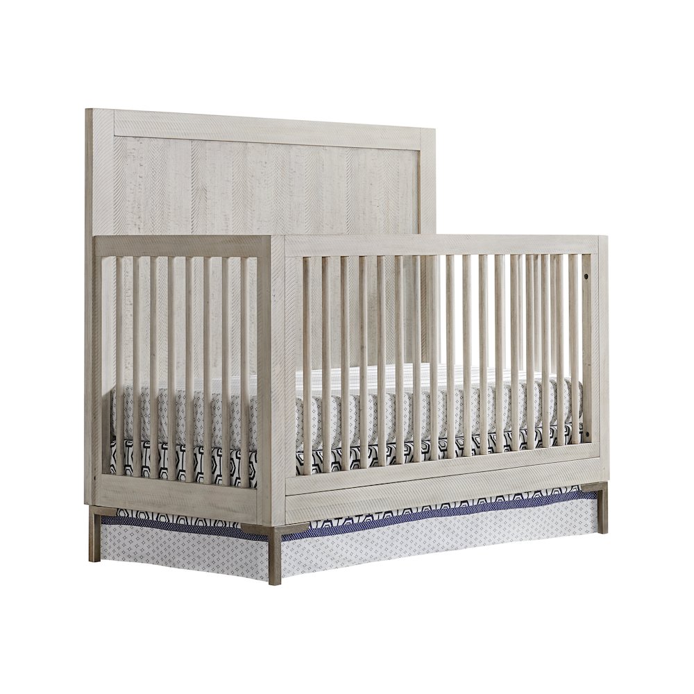 Westwood Design Beck Modern Wood Convertible Crib in Willow Gray Finish